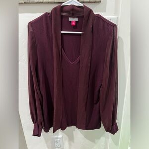 Vince Camuto long sleeve blouse